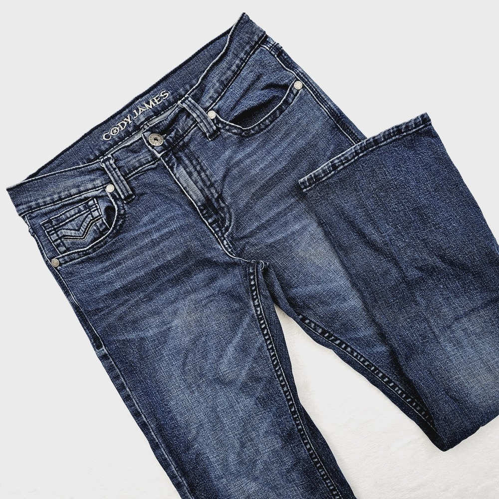 Cody James Jeans Mens 31W 32L Blue Denim Western Cowboy‎ Workwear